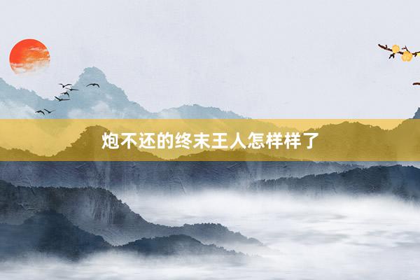 炮不还的终末王人怎样样了